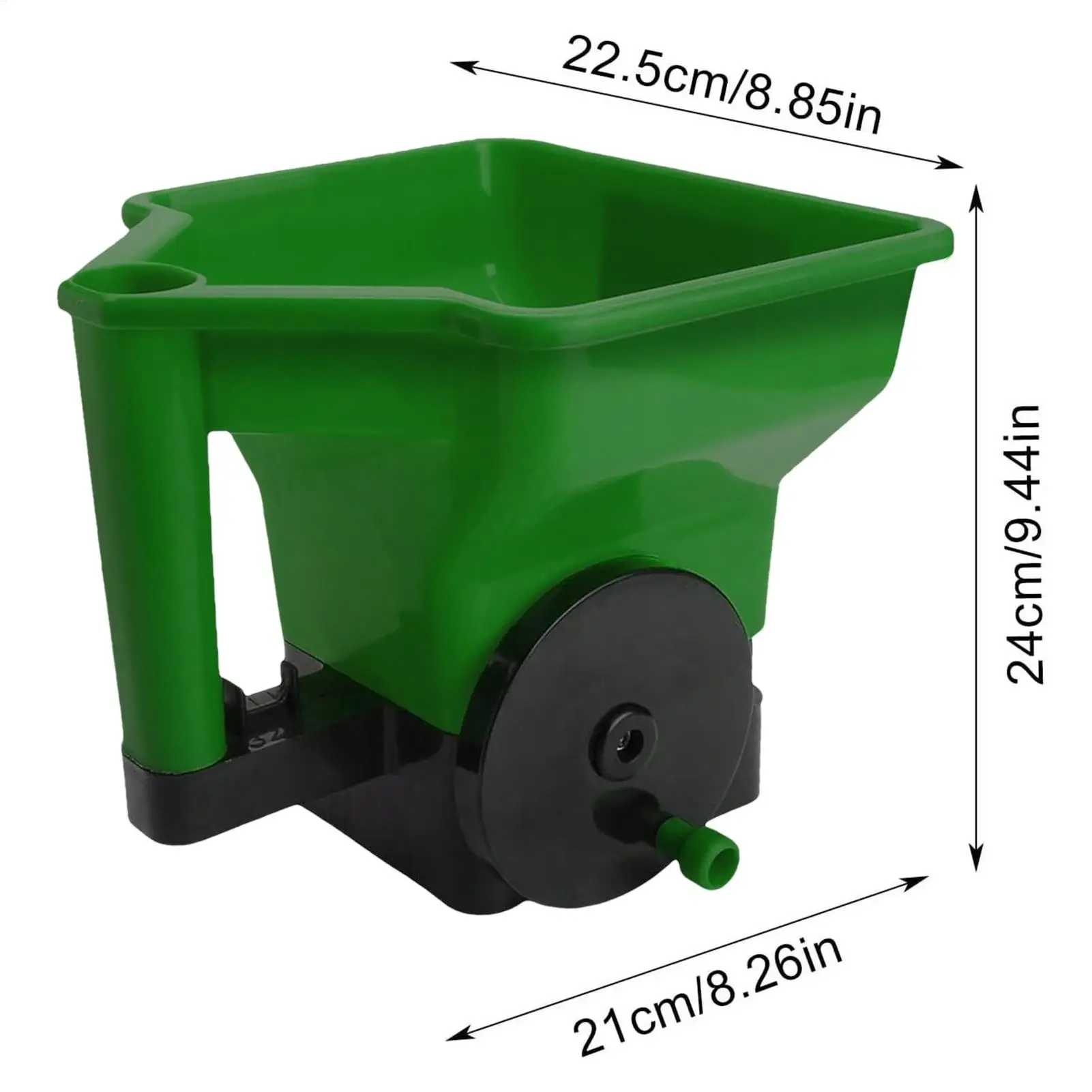 Hand Spreader Manual Small Labor Saving Lightweight Handheld Lawn Gardening seed Spreader for Fertilizer Salt