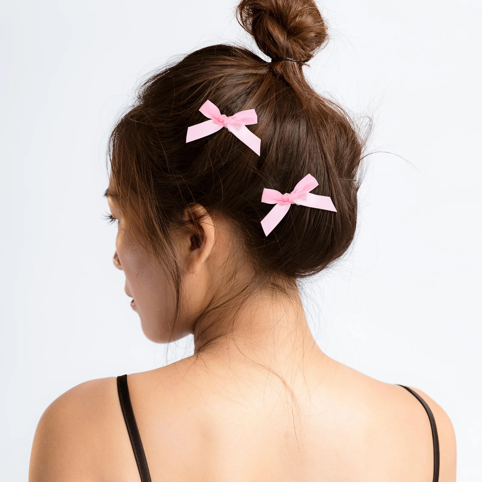 

30Pcs Bow Hair Clips Ballet Ribbon Soft Lightweight Hairpins for Women Bows for Hair Styling Bow Clips