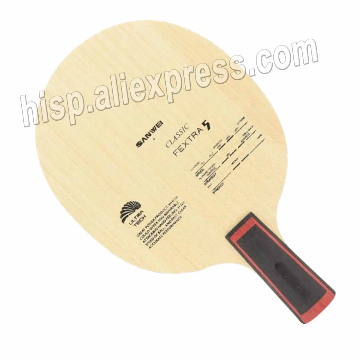 Original SANWEI FEXTRA 5 Table Tennis Blade 5 Ply Wood All-around Ultra Tech SANWEI Ping Pong Racket Bat Paddle