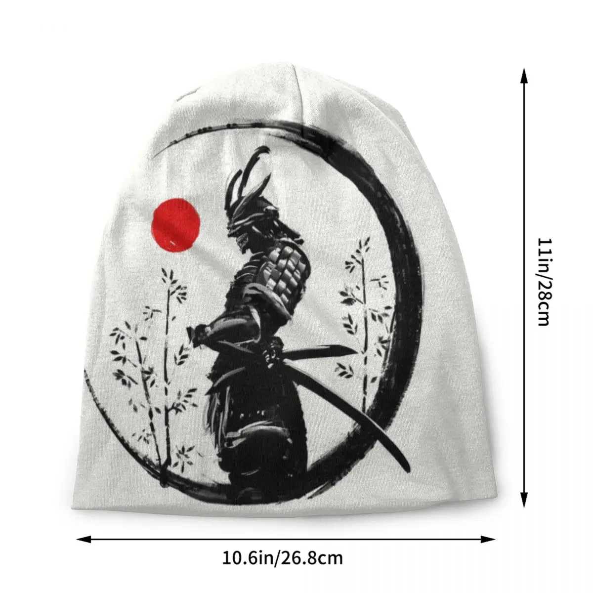 Custom Japanese Samurai Warrior Bonnet Hats Hip Hop Knit Hat Men Women Autumn Winter Warm Katana Bushido Skullies Beanies Caps