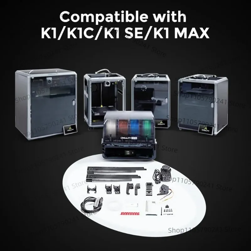 CFS Upgrade Accessory Kit for Creality K1 Series Multi-Color 3D Printer Filament System 4-Color Printing
