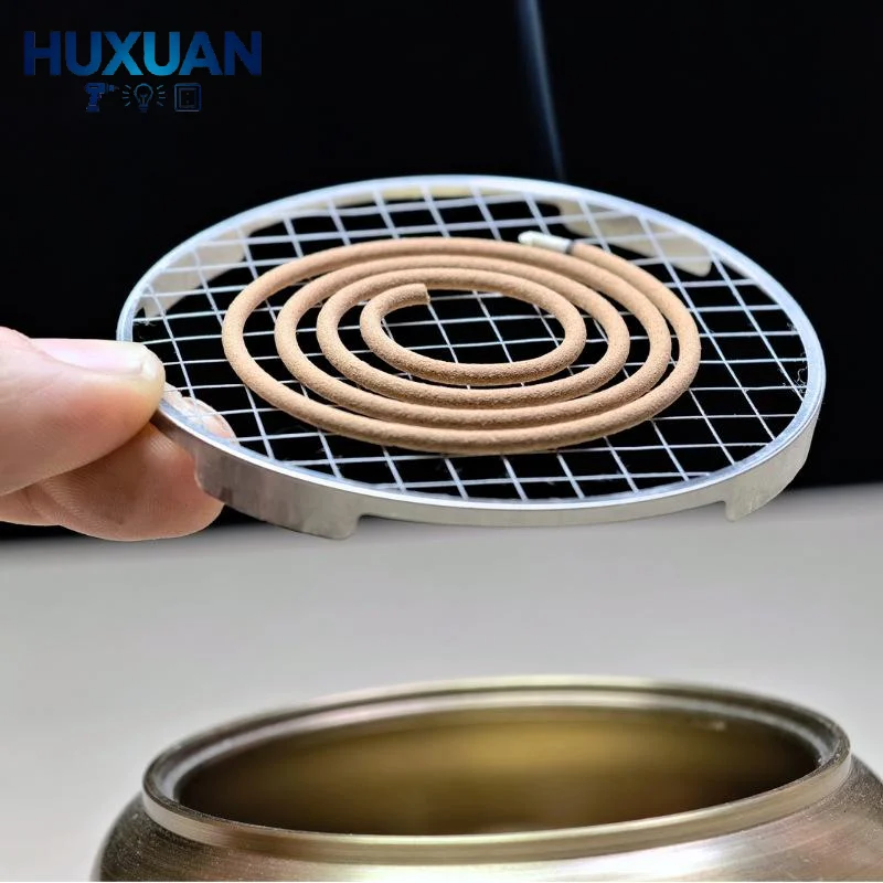 Stainless Steel Incense Holder Grid Base Rustproof Heatproof Incense Burner for Home Spa Yoga Meditation Room