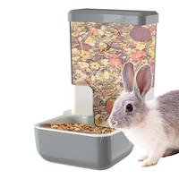 Automatic Rabbits Feeder Auto Pet Food Water Dispenser Storage800ml Large Capacity Dish Bowl For Parrots Ferret Pigeons Hedgehog