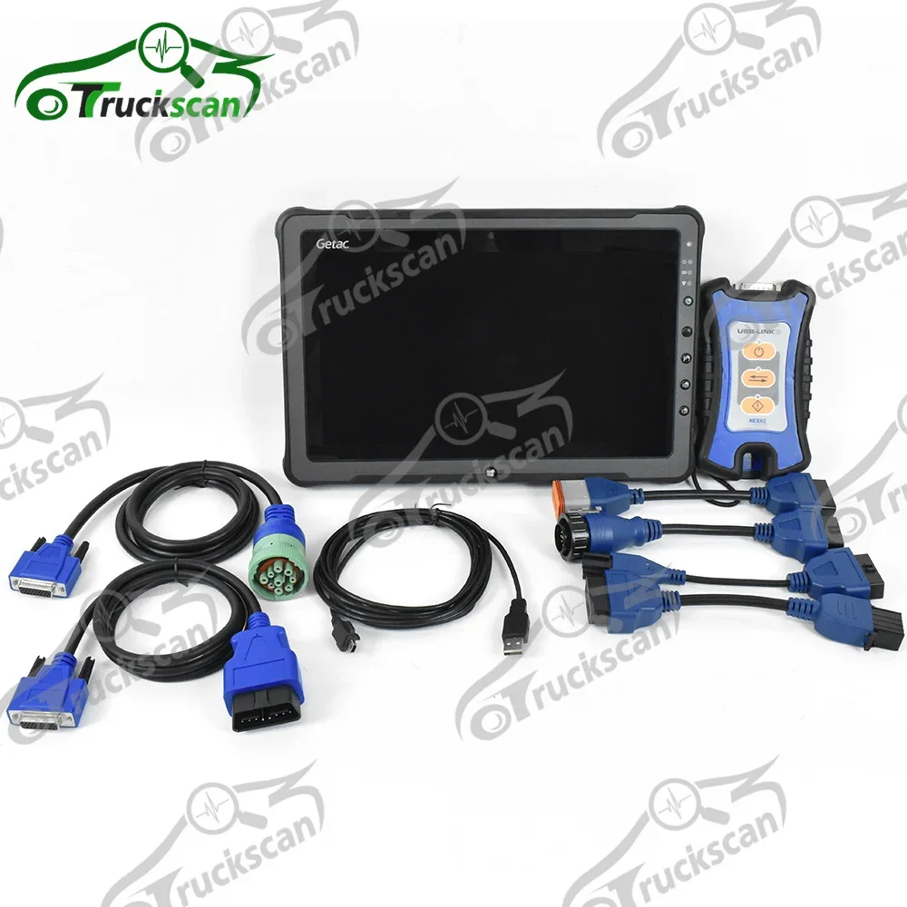 

For Nexiq3 121054 Usb Link3 diagnostic tool Data Link Adapter Truck J1939 DPA5 Diagnostic Tool+F110 Tablet