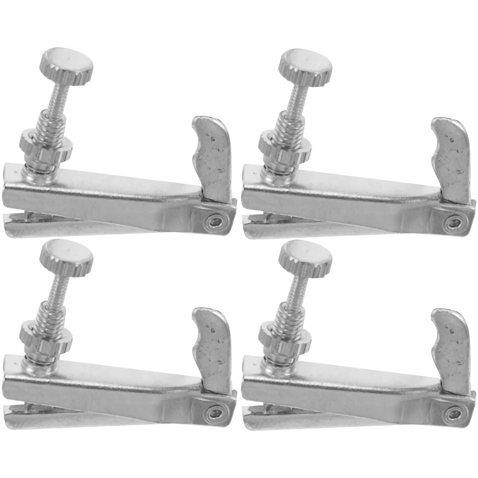 

Pcs Violin Fine Tuners String Adjusters for 4 3 4 Size Silver Accessories Zinc Alloy Stable Easy Installation