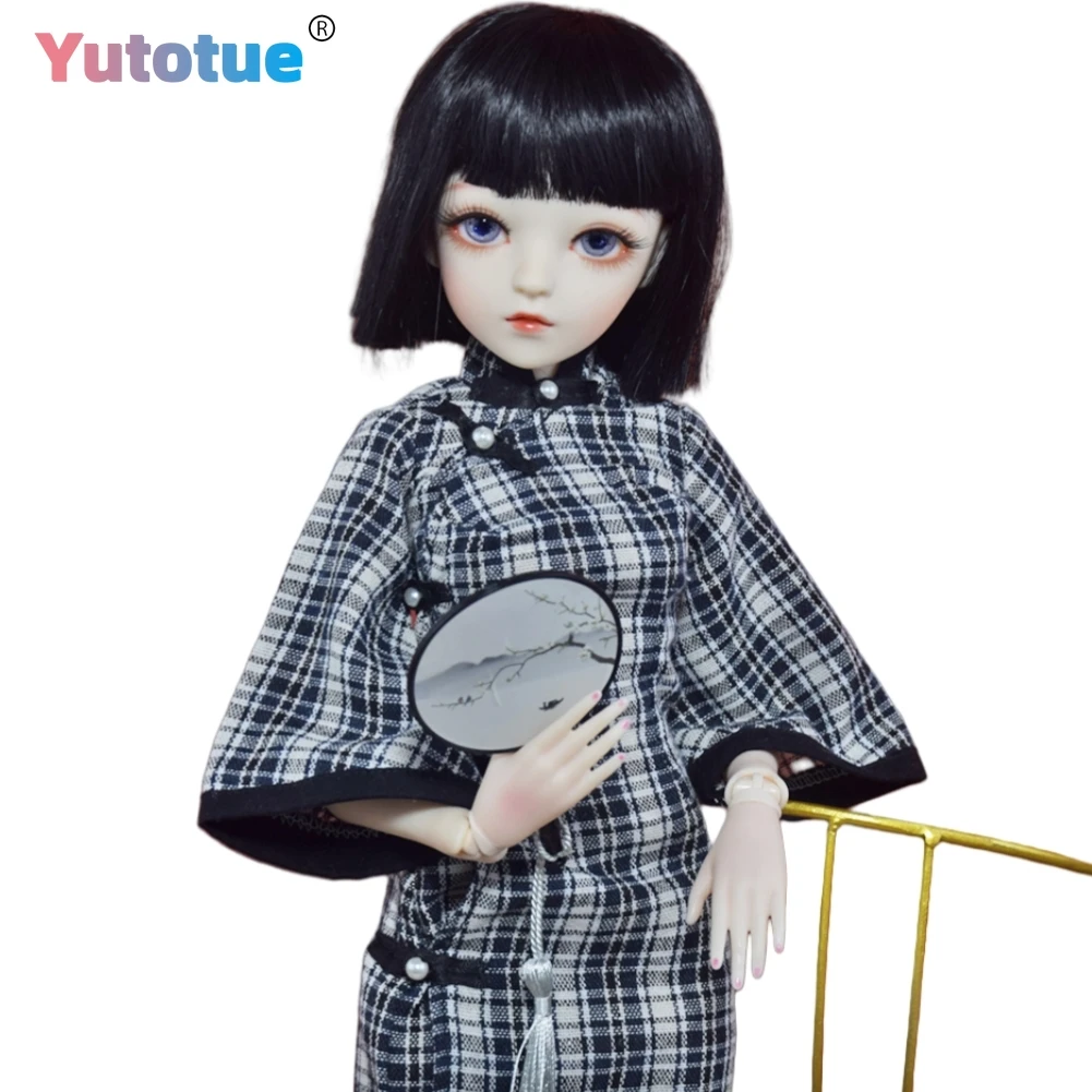 

YUTOTUE 1/3 BJD Doll Toy 24 inch Girl Doll with Cheongsam Outfits Face Makeup Lifelike Girls Gift