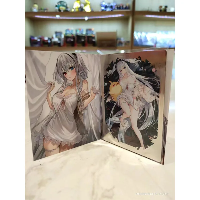 Anime Goddess Story DIY ACG Metal Card Yor Forger IJN Taiho Collection Game Toy Solitaire regalo di compleanno di natale