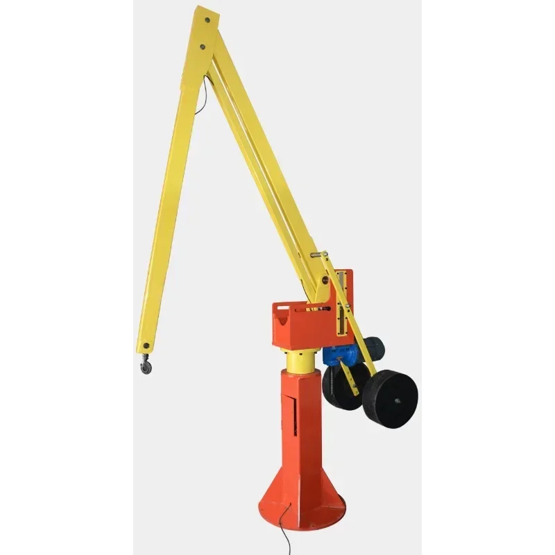 Electric balance crane assisted mechanical crank arm lifting rotary crane material handling