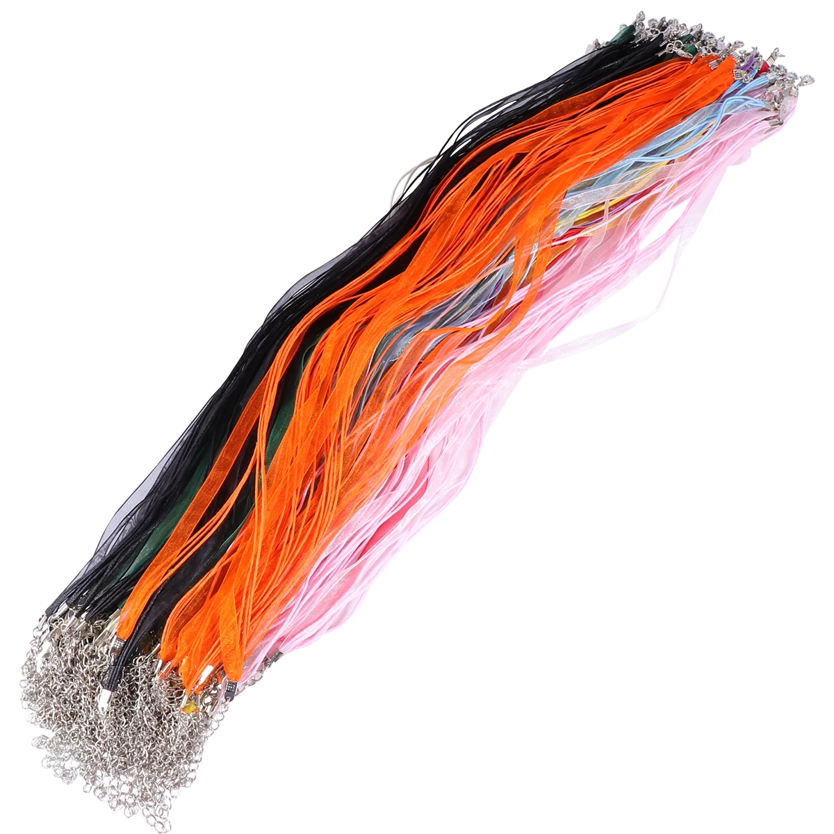 

100 Pcs Snow Yarn Wax Thread Pendants Rope Necklace Bead Kit Bracelet Waxed for Jewelry Key Chain Accessories Cord