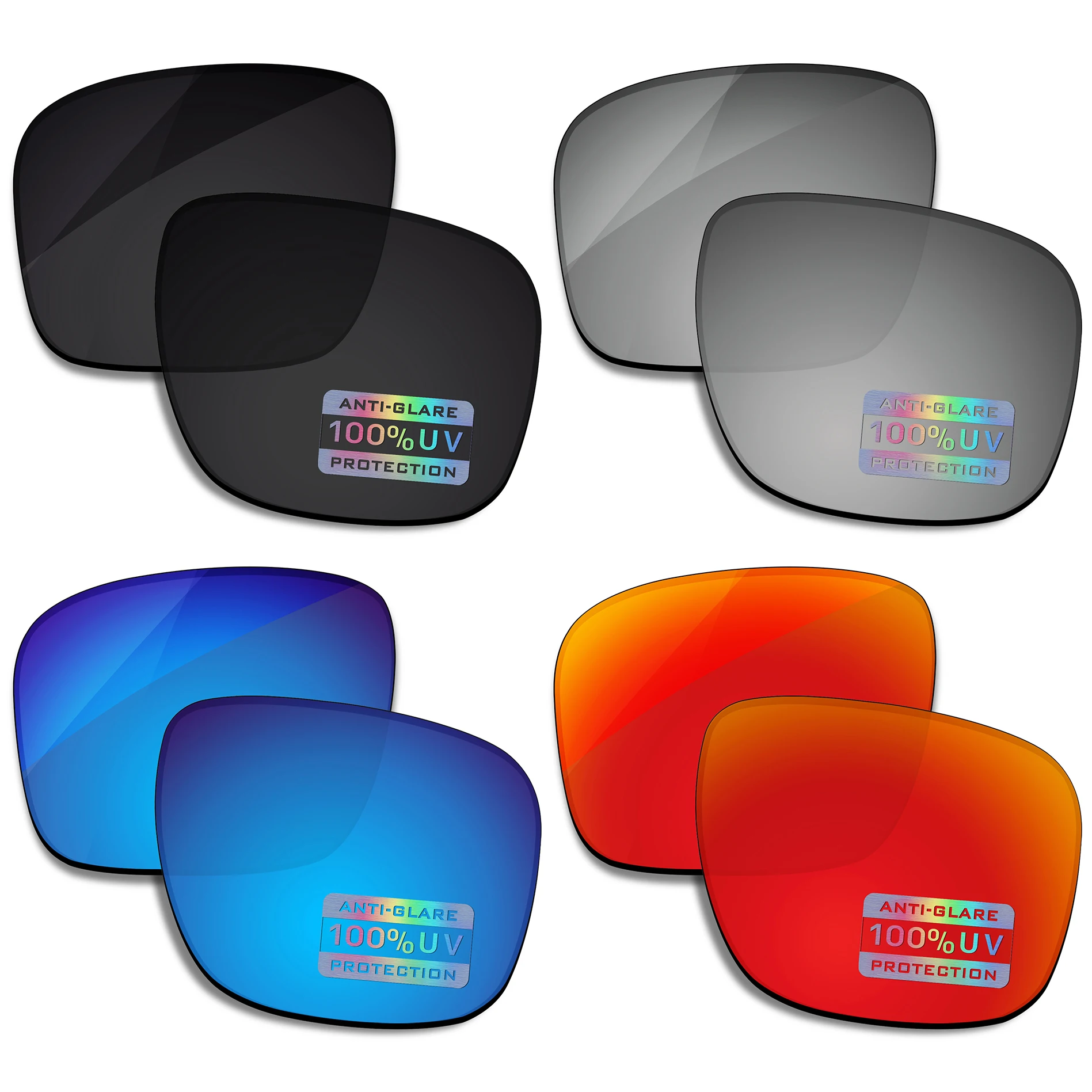 MYCOURAG Replacement Lenses for OAKLEY Latch SQ Asian Fit OO9358 - 55mm Sunglasses UV400 Protection Multi-Color Options