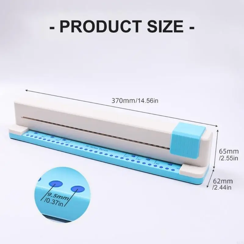 30 Löcher Slide Paper Puncher Machine für Büro- und Schulhandbuch Paper Puncher