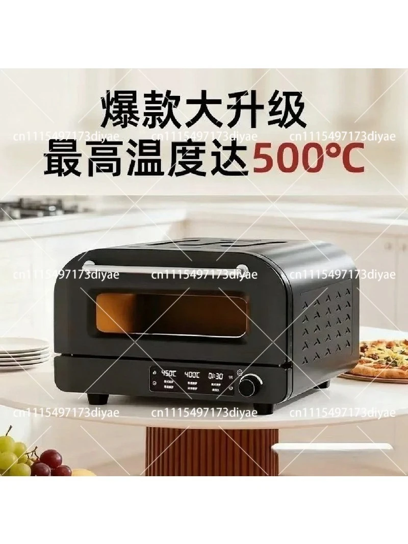 Professional 500°C Multifunctional Pizza Oven for Home Use, High Heat Baking