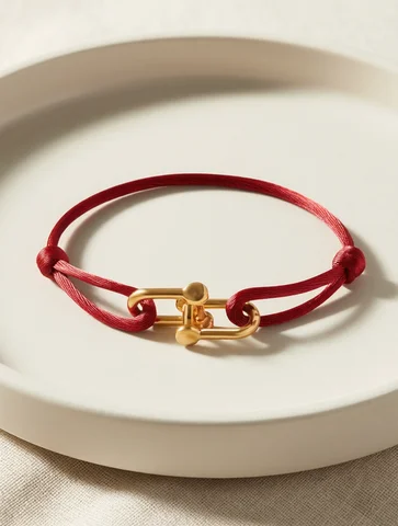 MOONLIGHT Classic Adjustable U-Shape Charm Bracelets for Women High Quality Silk Rope Bracelet Female Jewelry Gifts Wholesale
