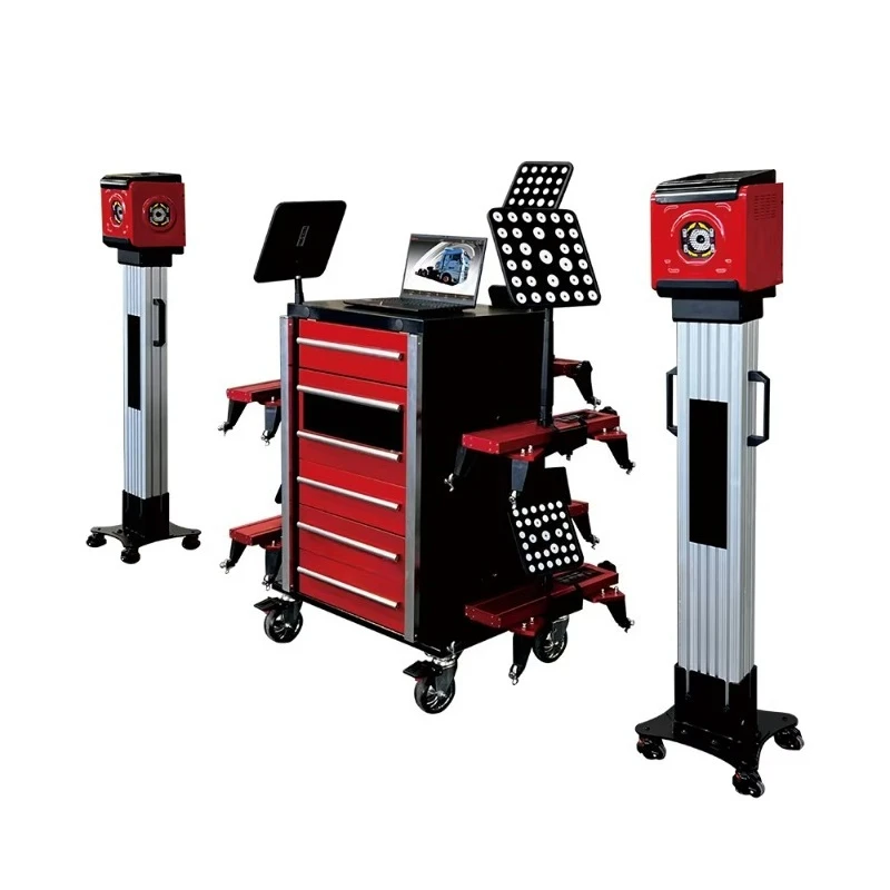 High Precision Heavy Multi-Wheel Aligner 3D Truck Alignment Lift for Tire Workshop