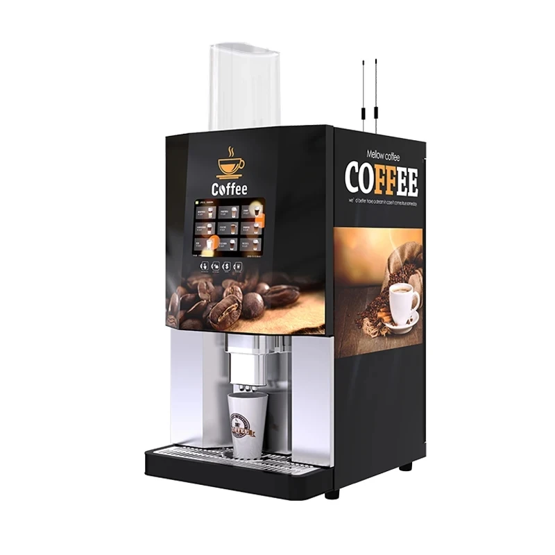 Professional Cappuccino Latte Coffee Machine Espresso Maker Instant Coffee Vending Machine