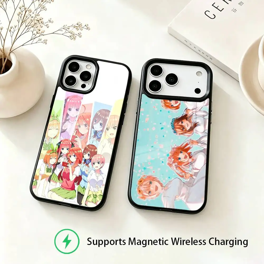 The Quintessential Quintuplets Phone Case For iPhone18,17,16,15,14,13,12,11 Plus,Pro Supports Magnetic Wireless Charging