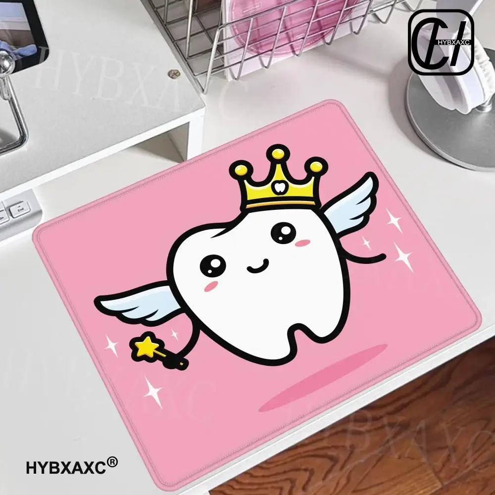 Wisdom Teeth Dentist Tooth Mousepad Small LockEdge Mouse Pad For Gamers, Computer Desk Pad, Rectangular Anti-slip Rubber HYBXAXC