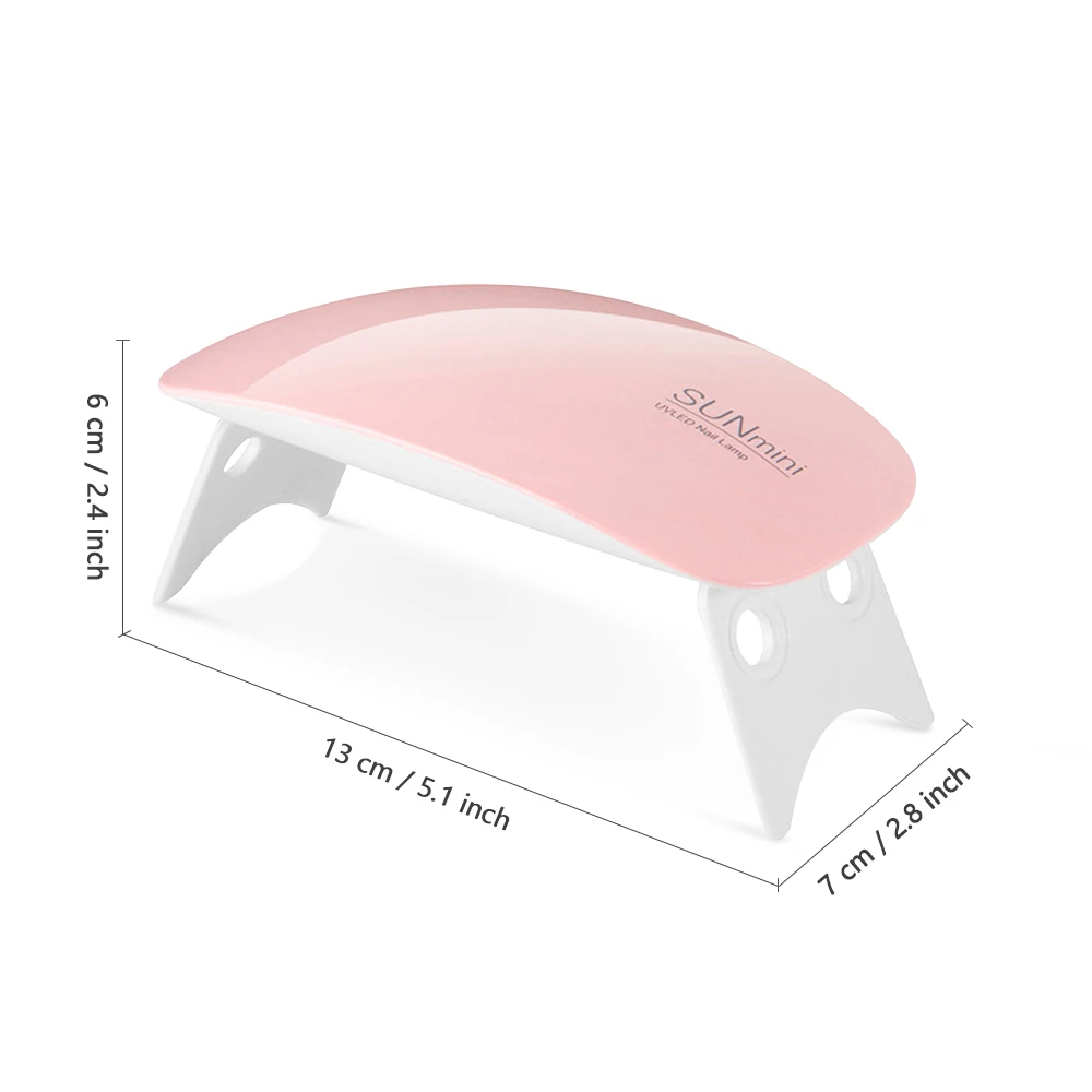 LED-Nagellampen für Gel Mini UV-Licht für Nägel Tragbare LED-Nagellampe Nageltrockner Gel-Lampe für Frauen und Mädchen Maniküre – Detail 7