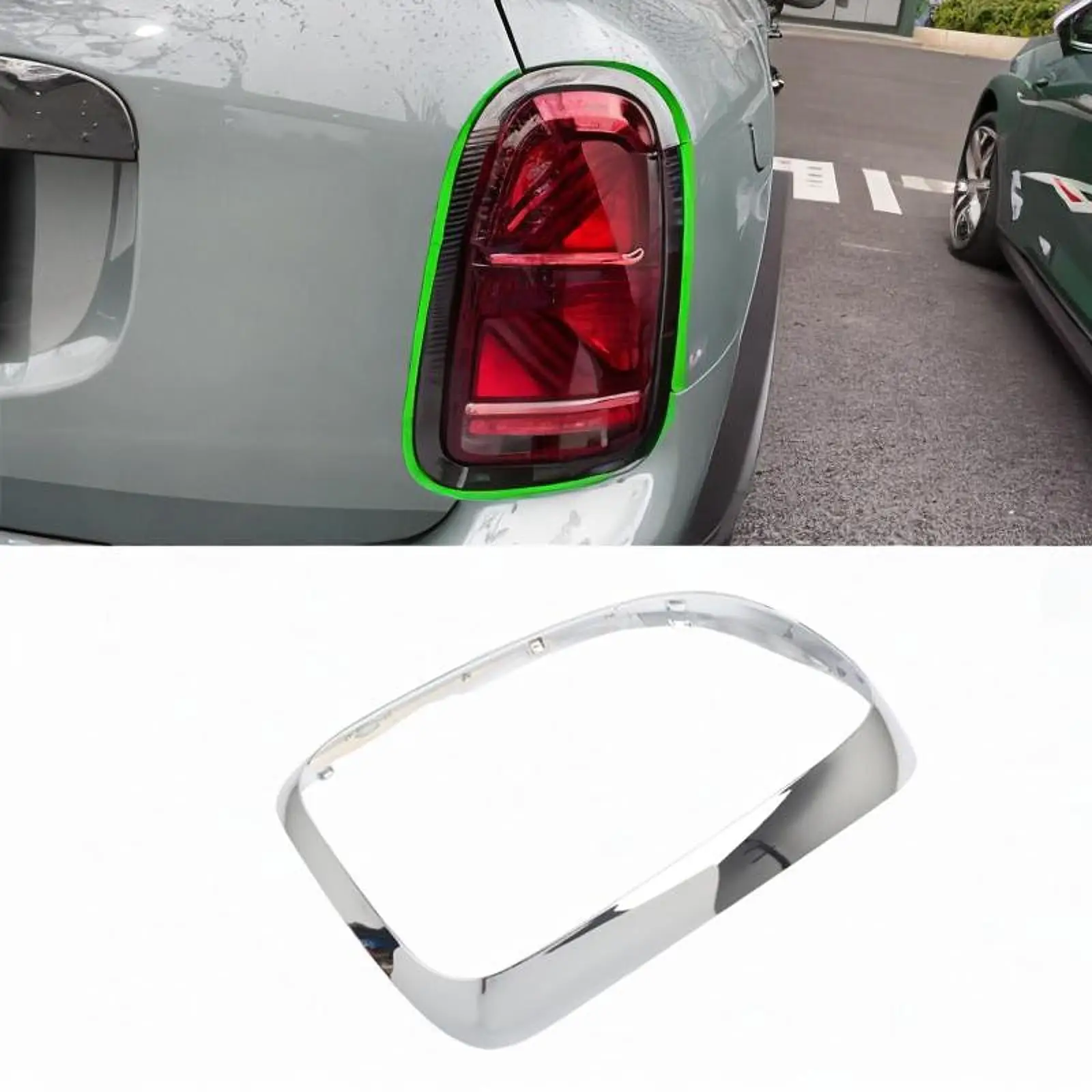 

Durable Rear Tail Lamp Cover Trim Plastic High Quality Car Replacement for Mini Cooper Countryman F60 Right Side