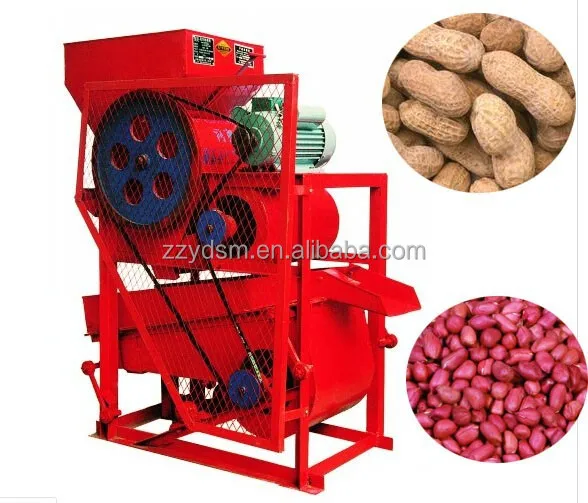 high shelling rate peanut /groundnut shell /sheller removing machine