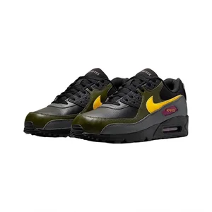 Vintage Nike-Tennis, Air Max 90, Herren-Tennis, Stoßdämpfung, Schwarz, Gelb, Sportschuhe, Stoßdämpfung, DJ9779-001 8 Hauptverkäufe Nike Shoes 90s - №5
