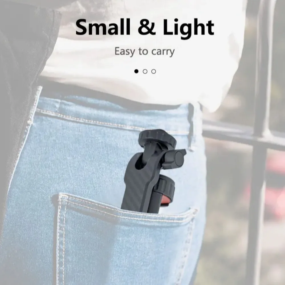 

360° Rotatable Phone Tripod Mount Universal Vertical Mobile Phone Holder with Dual Cold Shoe Arm Adjustable