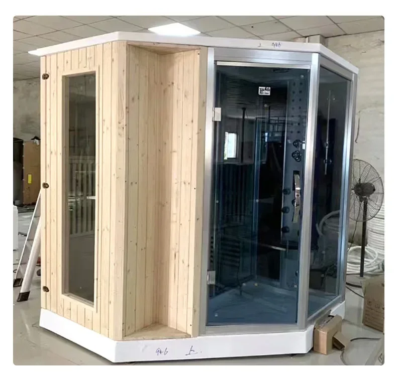 ES Sauna room dry and wet steam room manufacturer wholesale intelligent shower hotel family integrated dry and wet separation