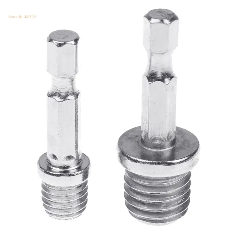 2Pcs/set Hexagonal Drill Adapter M10+M14 Splitting Tools Electric Wrench Dropship