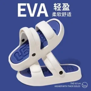 

Мужские уличные пляжные сандалии, мужская летняя верхняя одежда, спортивные тапочки из ЭВА для вождения, мужские сандалии для прогулок, новинка 2023 года