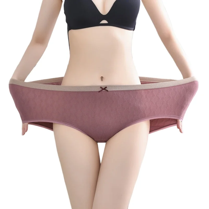 

Women's underwear Plus-size XXXL High elastic Antibacterial Obesity is special briefs lingerie breathable ladies underpants