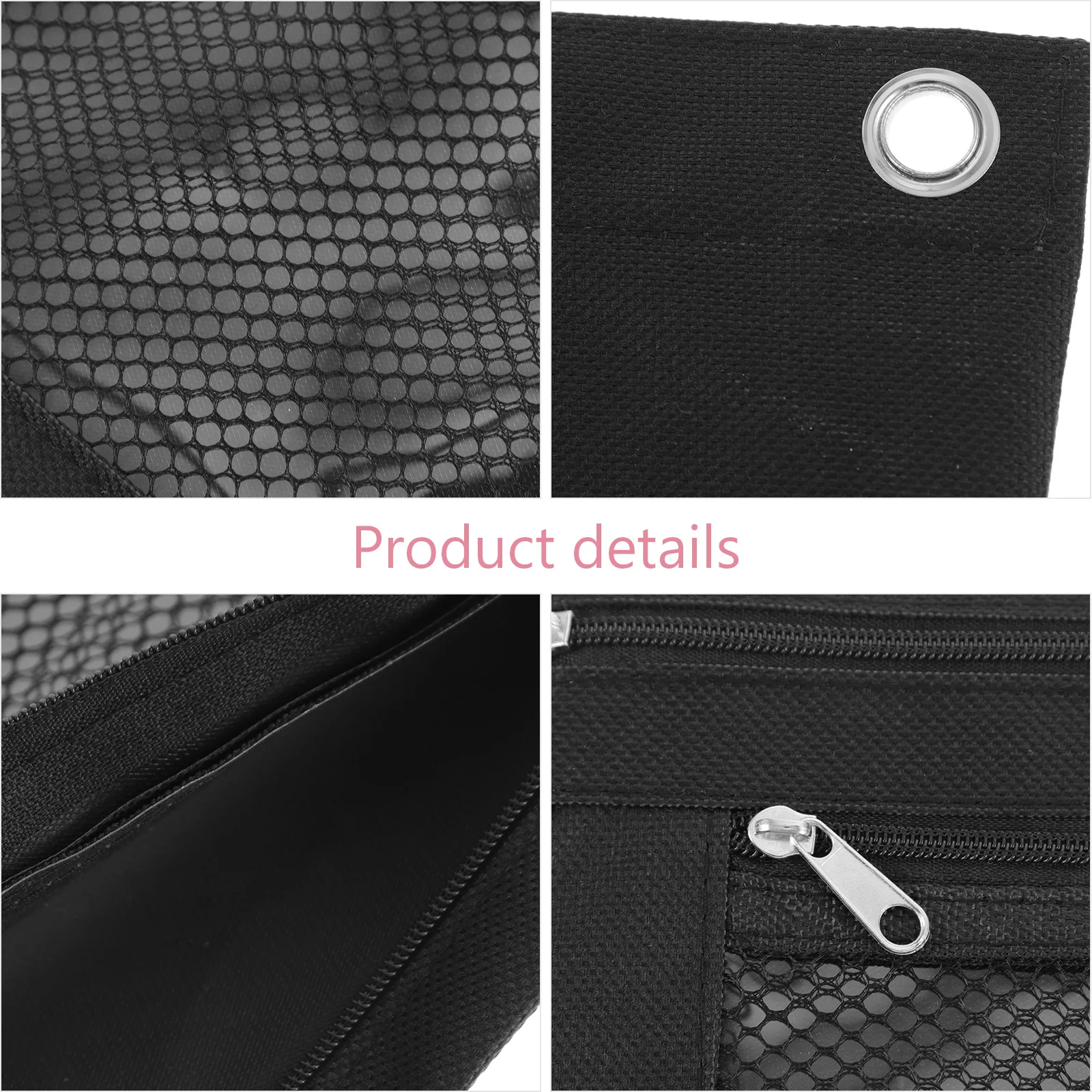 

Pencil Case Filing Pouch Bag Pocket Pouches Bags Mesh Oxford Cloth Zipper Binder