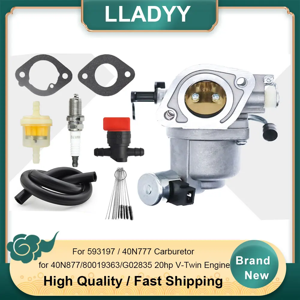 

Replacement Carburetor Kit 593197 for 40N777 40N877 - Replaces 593198 595216 596375