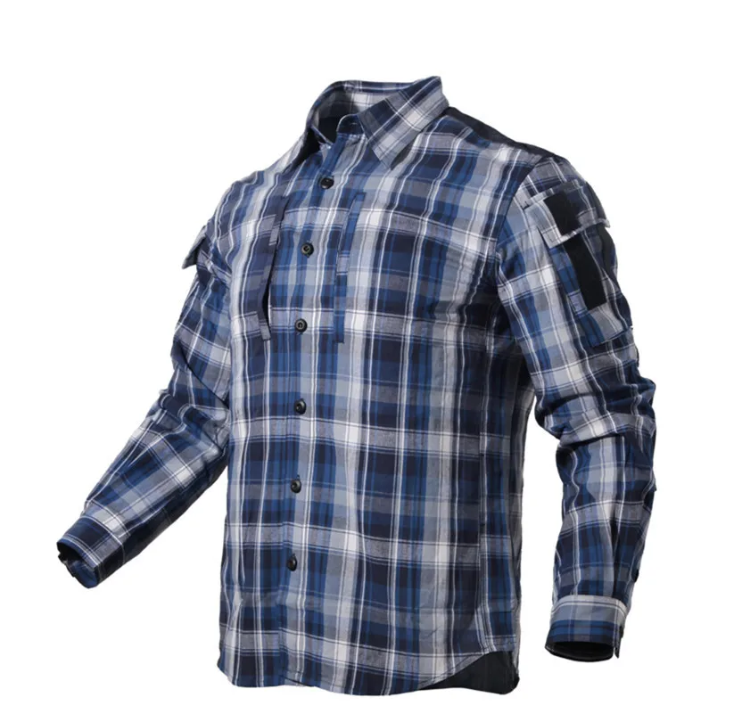 Tactical Warchief Plaid Blouse Military Camouflage Shirt Hunting Uniform Men&Women Outdoor Clothing