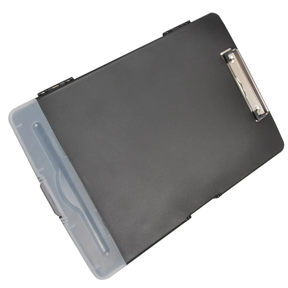 

Office File Folders Storage A4 Clipboard Portable Sealed Convenient Holder Student