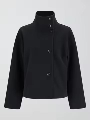 Women Vintage Woolen Blended Jacket Single Breasted Long Sleeve Stand Collar Coat 2025 Autumn New Lady Street  Short Outerwears