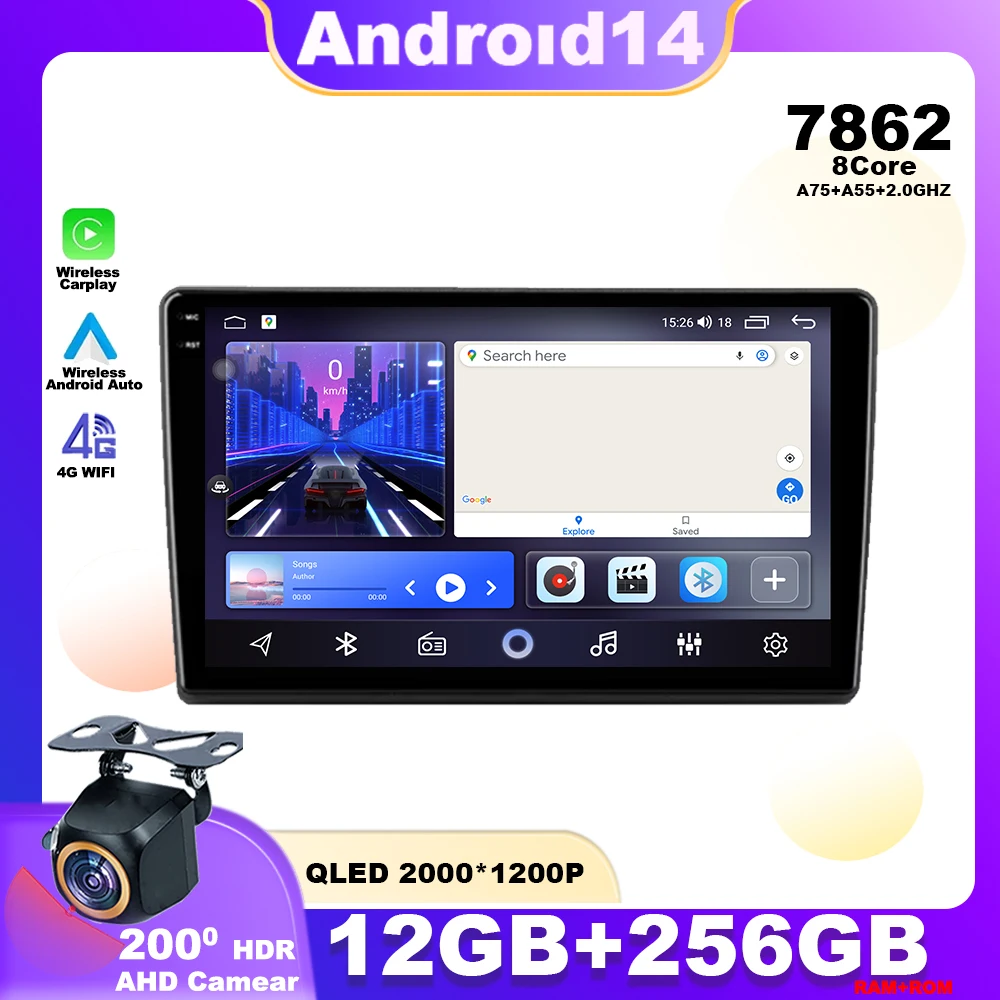 

Android 14 For Kia Ceed ED 2006 - 2012 Car Radio Multimedia Video Player Stereo Navigation GPS Wireless Carplay Screen IPS 4G BT