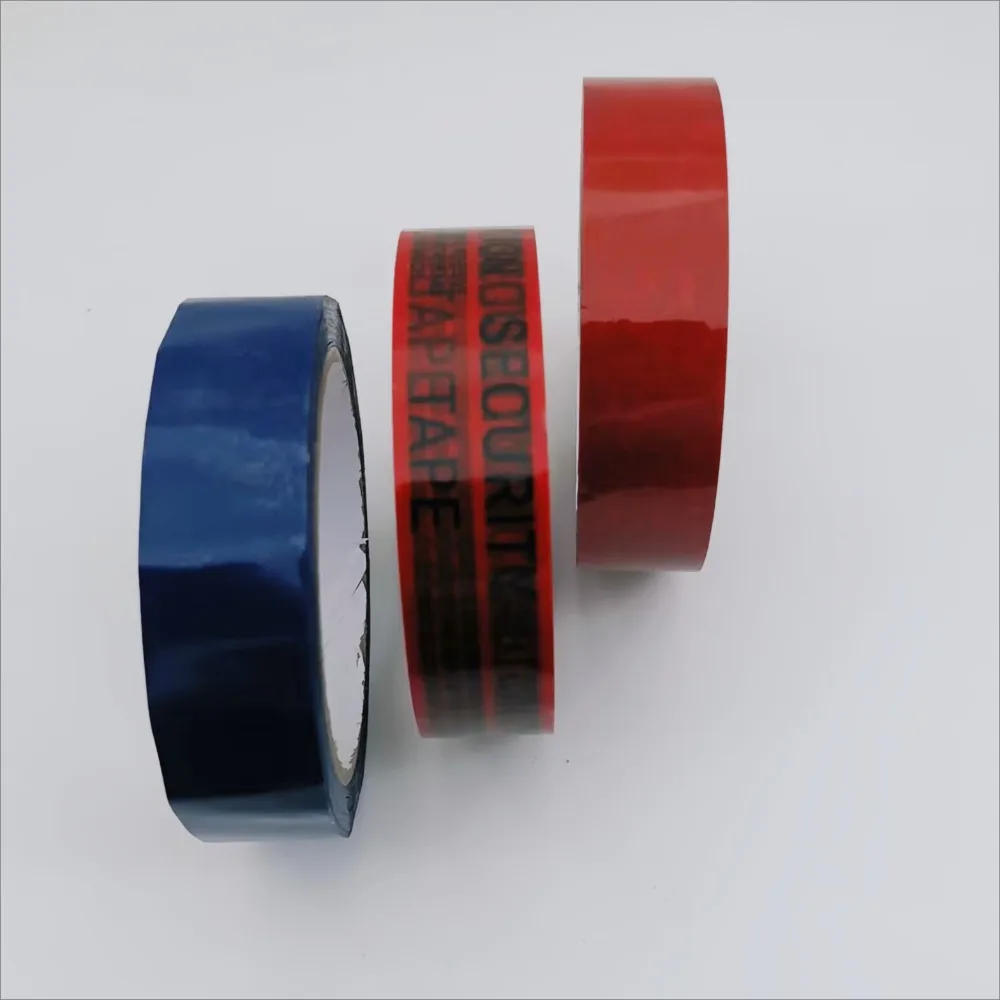 100% Total Transfer Tamper Proof Security Seal Tapes 1 Inch x 55 Yards “Void” Film, Red image 3