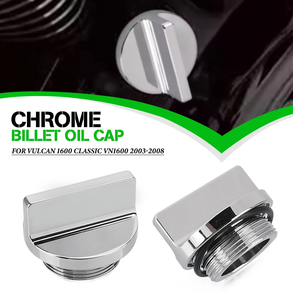 

For Kawasaki Vulcan 1600 Classic VN1600 2003-2004-2005-2006-2007-2008 Accessories Oil Filler Cap Engine Cover Motorcycle VN 1600