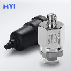 QPM 4110124T NO NC Pressure Switch 1.6/3/5/10 MPA Adjustable Mechanical Oil Pressure Adjustable Diaphragm Hydraulic Switch