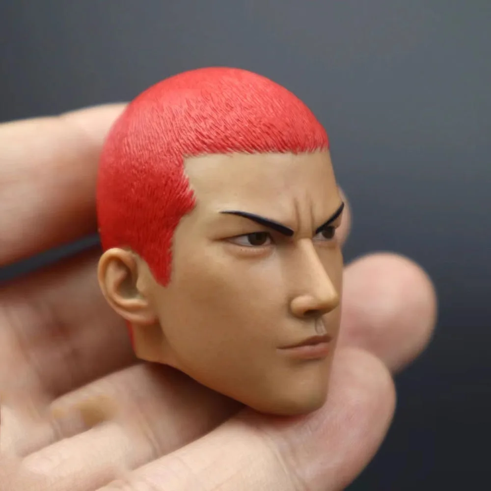 Sakuragi Hanamichi Basquete Figura De Ação, Escultura De Cabeça De Cabelo Vermelho, Escultura De Brinquedos Modelo, Power Forward, 12 "B001 COO, 1:6