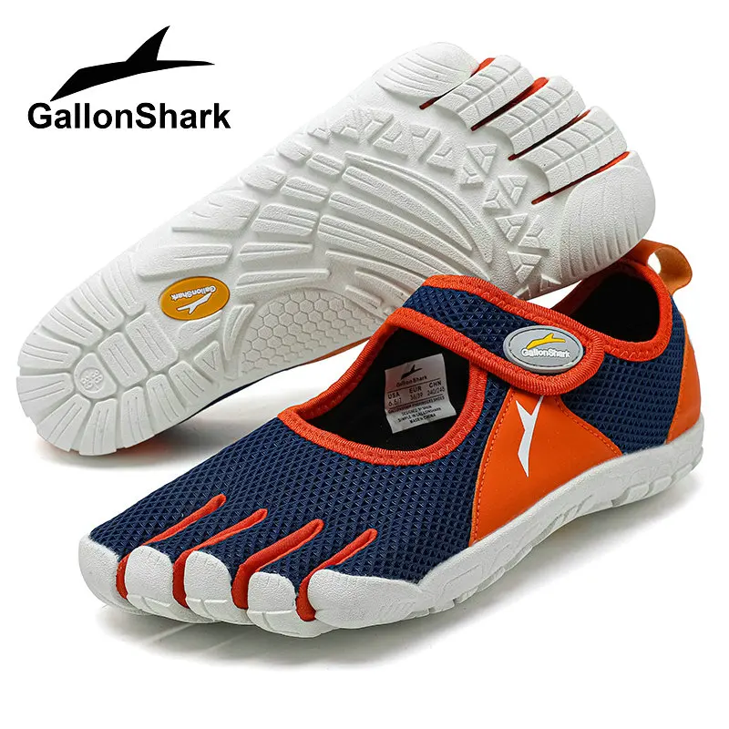 Five Fingers Barefoot Water Shoes Adjustable Strap Breathable Mesh Beach Hiking Fitness Shoes