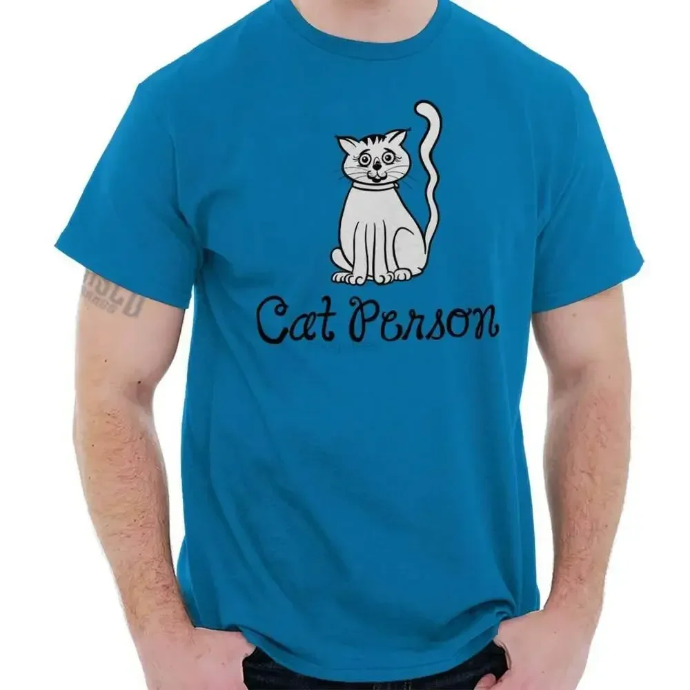 Cute Proud Crazy Cat Lady Person People Gift Womens or Mens Crewneck T Shirt Tee