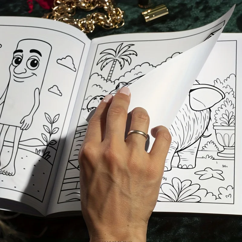 Brainrot Coloring Book with 28 Viral Meme Characters Hidden Pages Screen Free Italian Brainrot Art Book for Teens Adults Gift