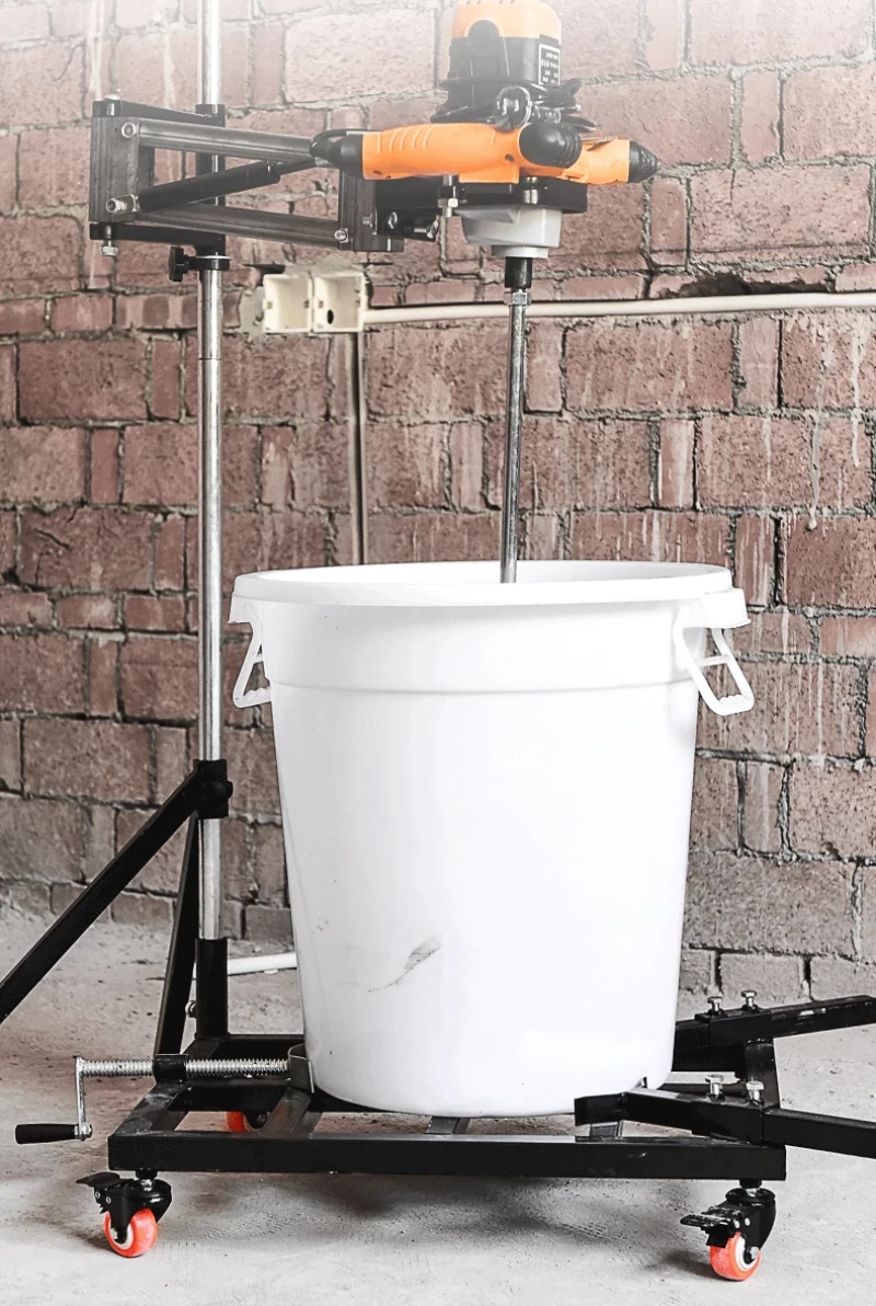 Cement Paint Putty Tool Blender Auxiliary BracketHigh Power Aircraft Drill Mixing Bracket Rhinestone Machine
