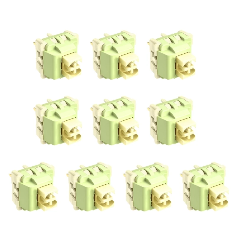 Quiet Lemon Linears Mechanical Switches Pre Lubed 5Pin Paragraph Axises for Customizing Gaming Keyboards