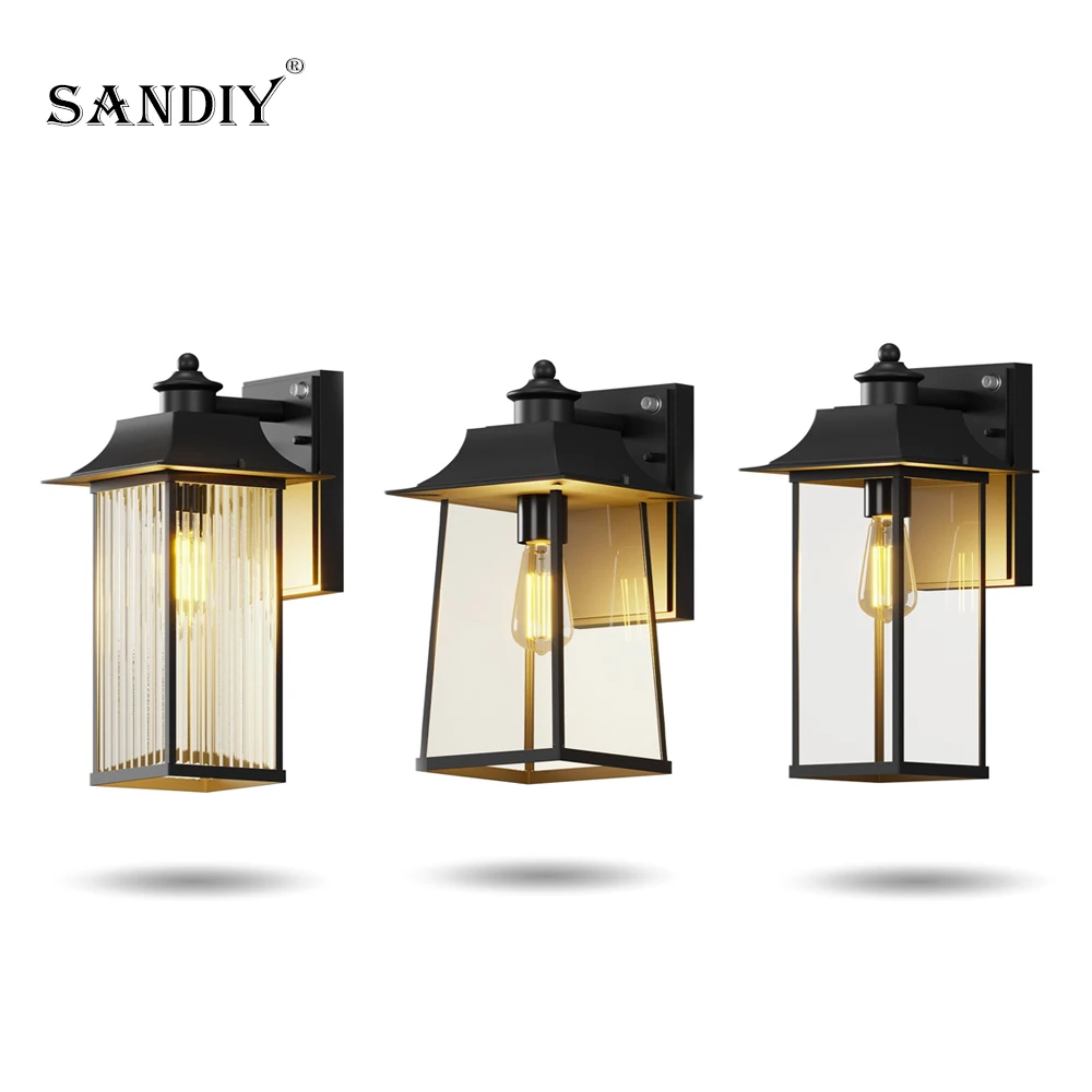 SANDIY Outdoor Wall Lamp European and American Style Waterproof Courtyard Garden B&B Hotel Realm Hot Sale Sensor Wall Lamps