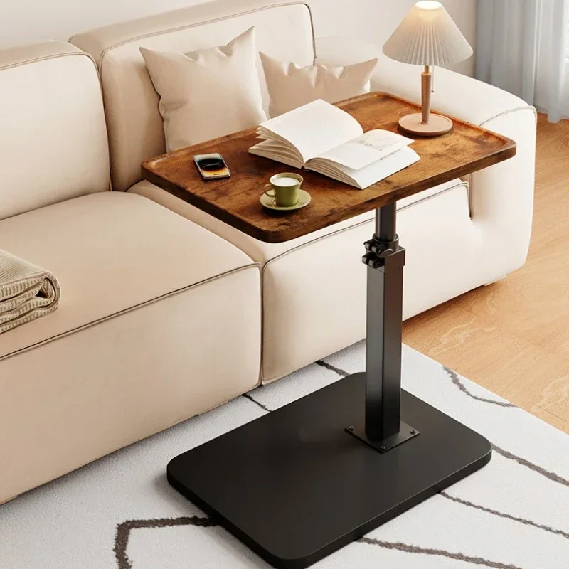 Minimalist Removable bedside table coffee table lifting table study desk shelf sturdy and durable