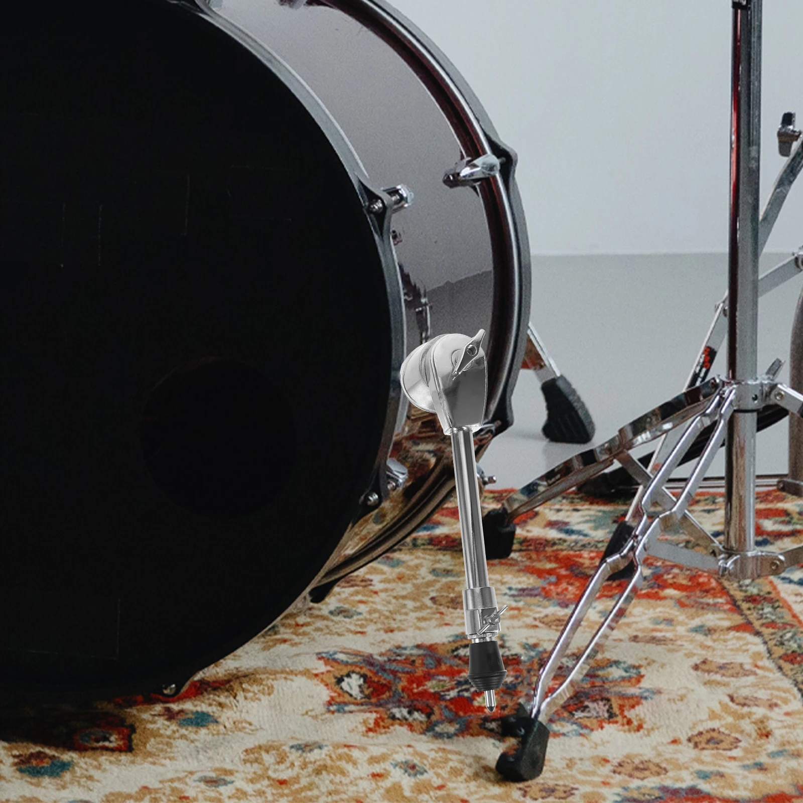 

2Pcs Drum Legs High-Quality Metal Drum Support Adjustable Bottom Stand Stable Non-Slip Silver Replacement Parts