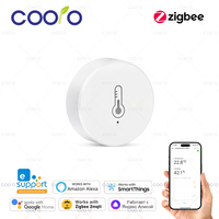 Ewelink Zigbee Temperature And Humidity Sensor Remote Monitor Battery Powered Works With Alexa Google Home Assistant Zigbee2MQTT