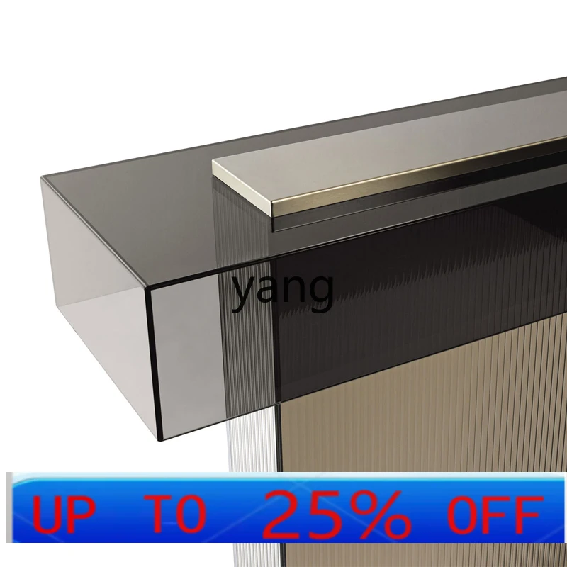 

LH light luxury living room against the wall, a few end views, simple stainless steel entrance table